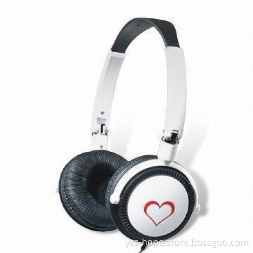 DJ Headphones with 3.5mm Stereo Plug and 2.0m Cord Length